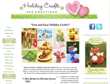 Tablet Screenshot of holiday-crafts-and-creations.com